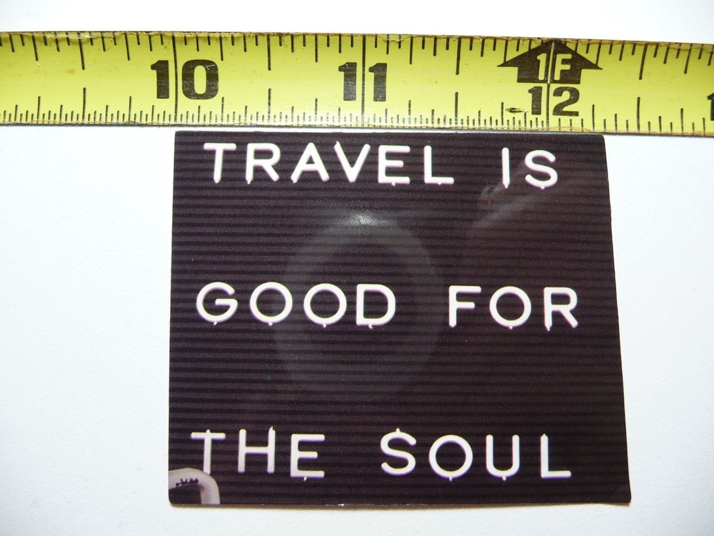Travel Soul Sticker Decal for Scrapbooking & Motivation