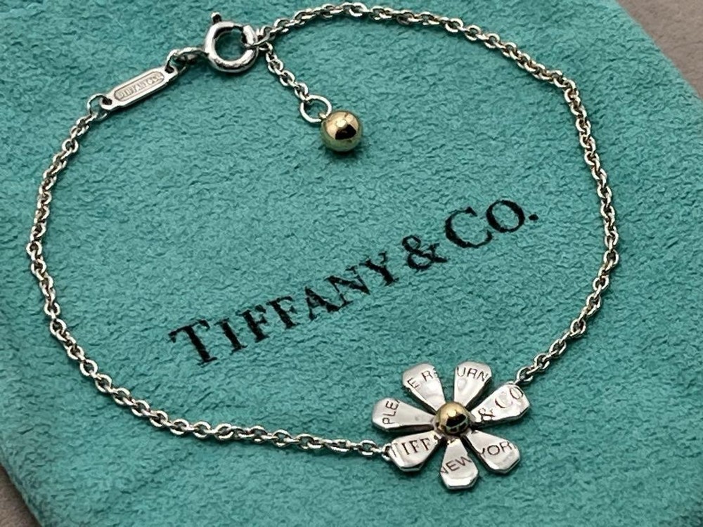 Tiffany Return To Love Bugs Bracelet in 925/750 Silver Rare C390 Pre-Owned Jewelry