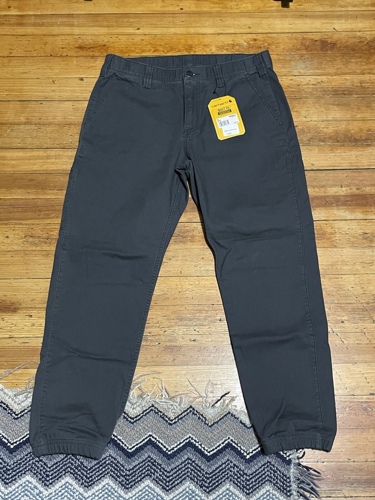 RUGGED FLEX® RELAXED FIT CANVAS JOGGER PANT (32 Short)