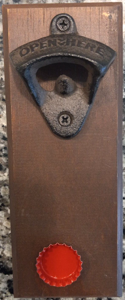 Magnetic Cap Catcher Drop Catch Bottle Opener 8 Inches x 3.25 Inches for Easy Use and Mess-Free Opening