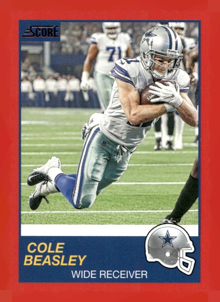 2019 Score RED Cole Beasley Dallas Cowboys #163