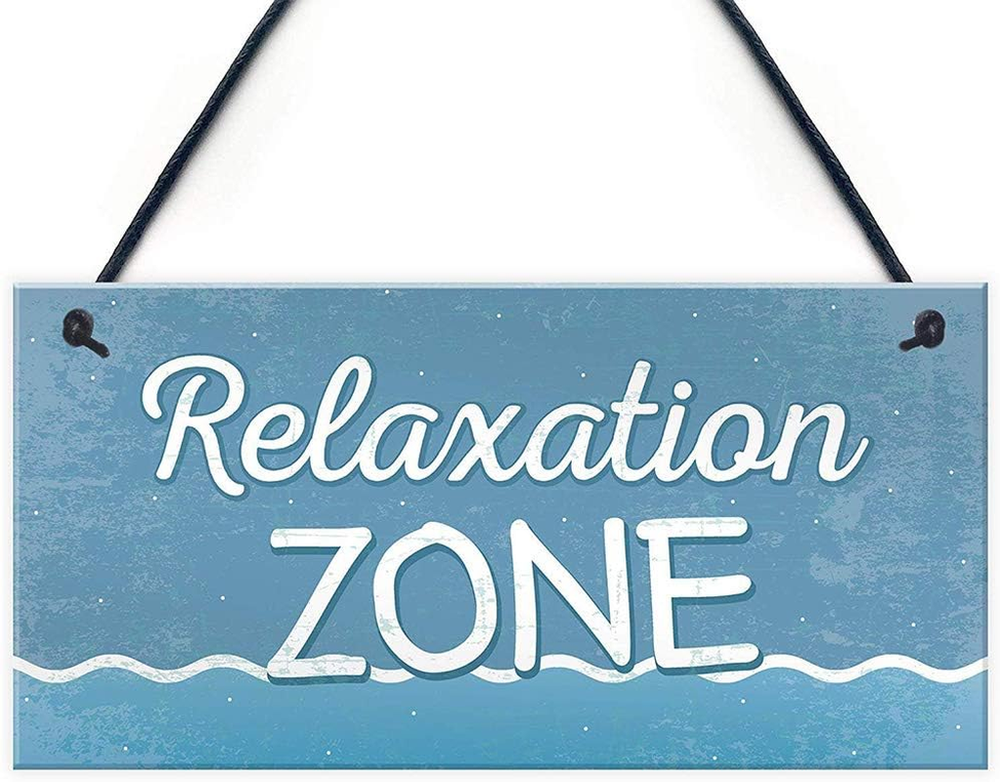 Zona de relajación bañera de hidromasaje hombre cueva baño jardín placa colgante cobertizo elegante letrero H