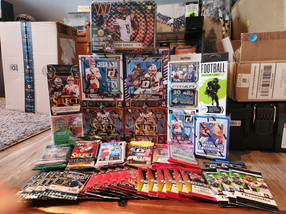 Huge NFL Football Lot of Factory Sealed Boxes & Packs. Various Years. *READ*🔥🤩