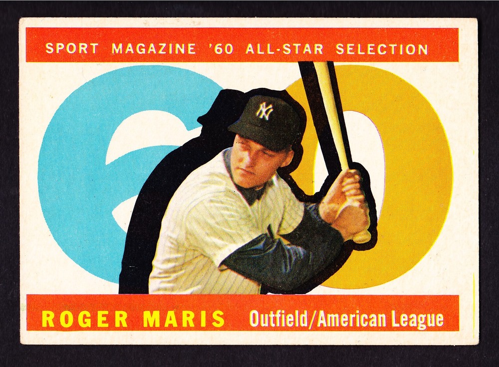 1960 TOPPS #565 ROGER MARIS ALL-STAR