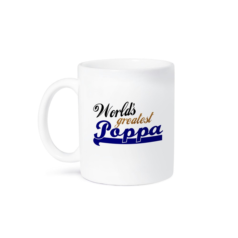3dRose, Worlds Greatest Poppa - father or grandfather nickname gifts, Mug
