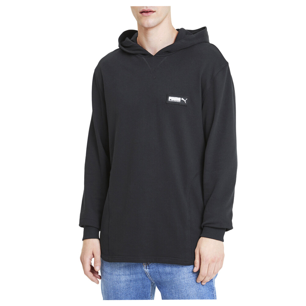 Puma Fusion Pullover Hoodie Mens Black Casual Outerwear 58267801