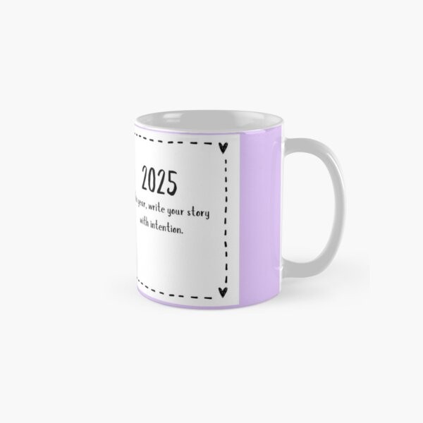 Minimalist Doodle 2025  Classic Mug , Gift For Family