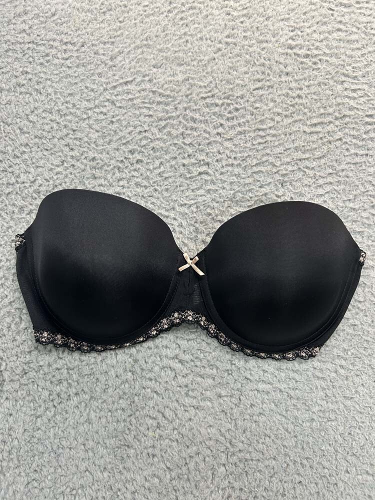 B.Temptd Bra 34C Push Up 894108 Strapless Boost Black