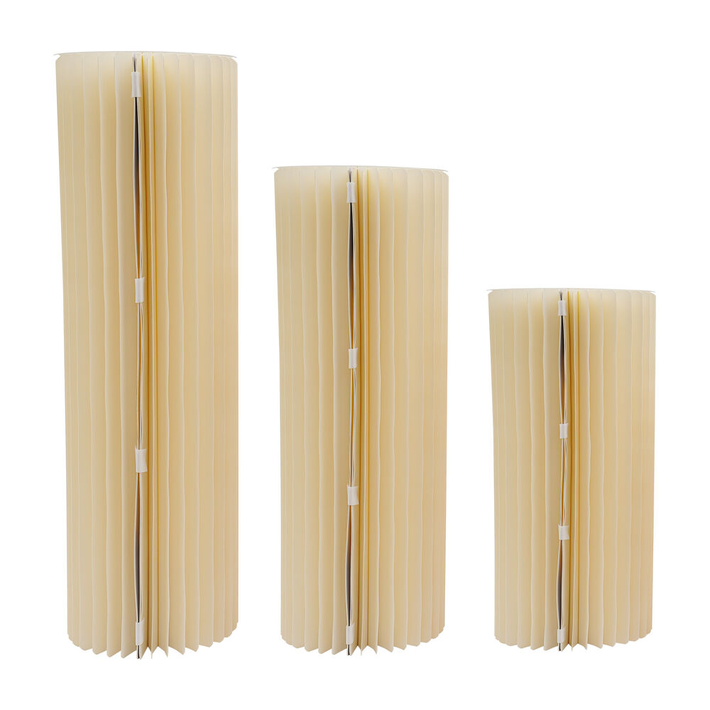 3PCS Foldable Cardboard Centerpiece Column Flower Stand Wedding Party Decoration