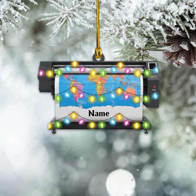 Printer Christmas Ornament  Printing Machine Ornament  Printer Machine Ornament