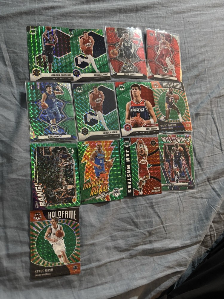 20-24 Panini Mosaic Lots of 72 paralleled Cards RC Stars Veterans