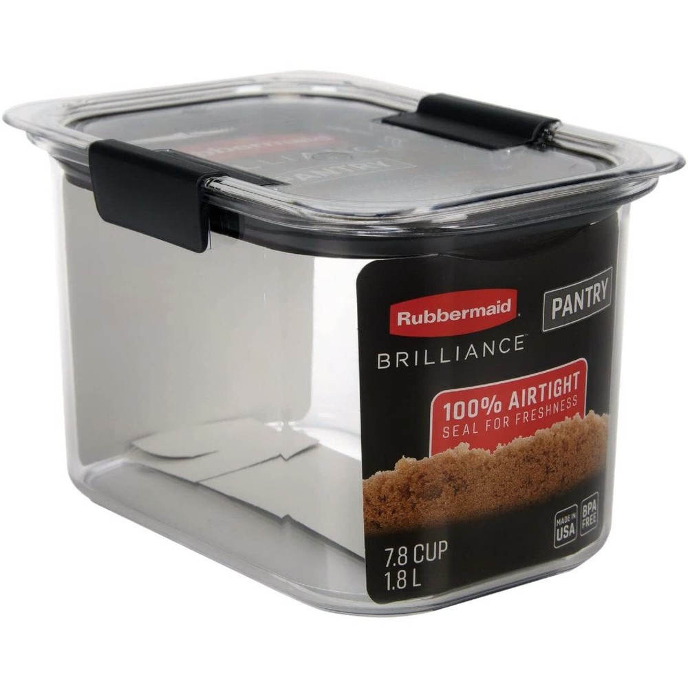 Brilliance Pantry Airtight BPA-Free 7.8 Cup Food Storage Container Ideal for Kitchen Use