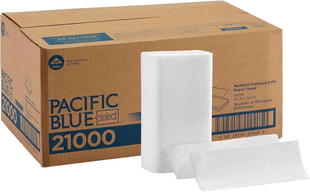 Pacific Blue Select Multifold Premium 2-Ply Paper Towels (Previously Branded Sig