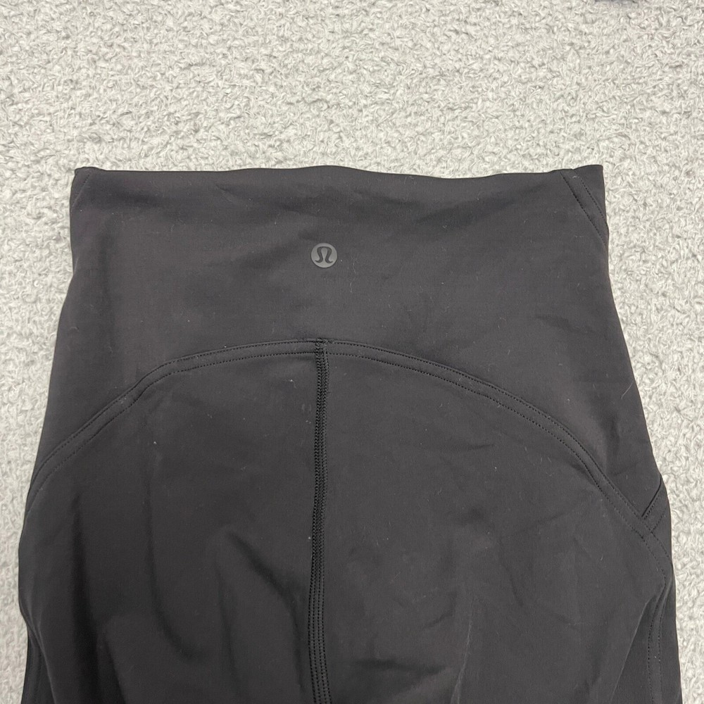 Lululemon Womens Black Yoga Leggings for Workout Gym Casual Wear