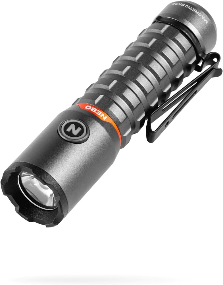 Portable 2000 Lumen LED Flashlight with Smart Power Control & USB Rechargeable