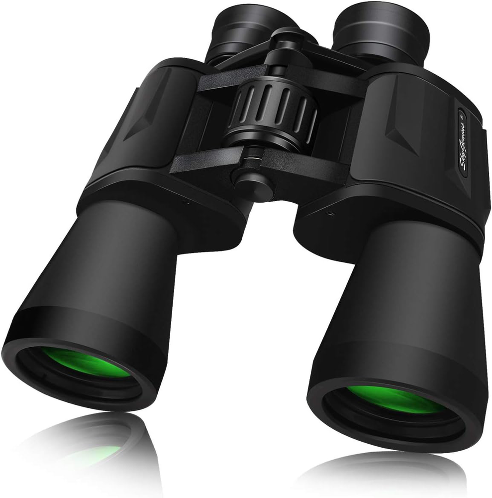 Powerful 10x50 Binoculars for Bird Watching Stargazing Wildlife Low Light Vision