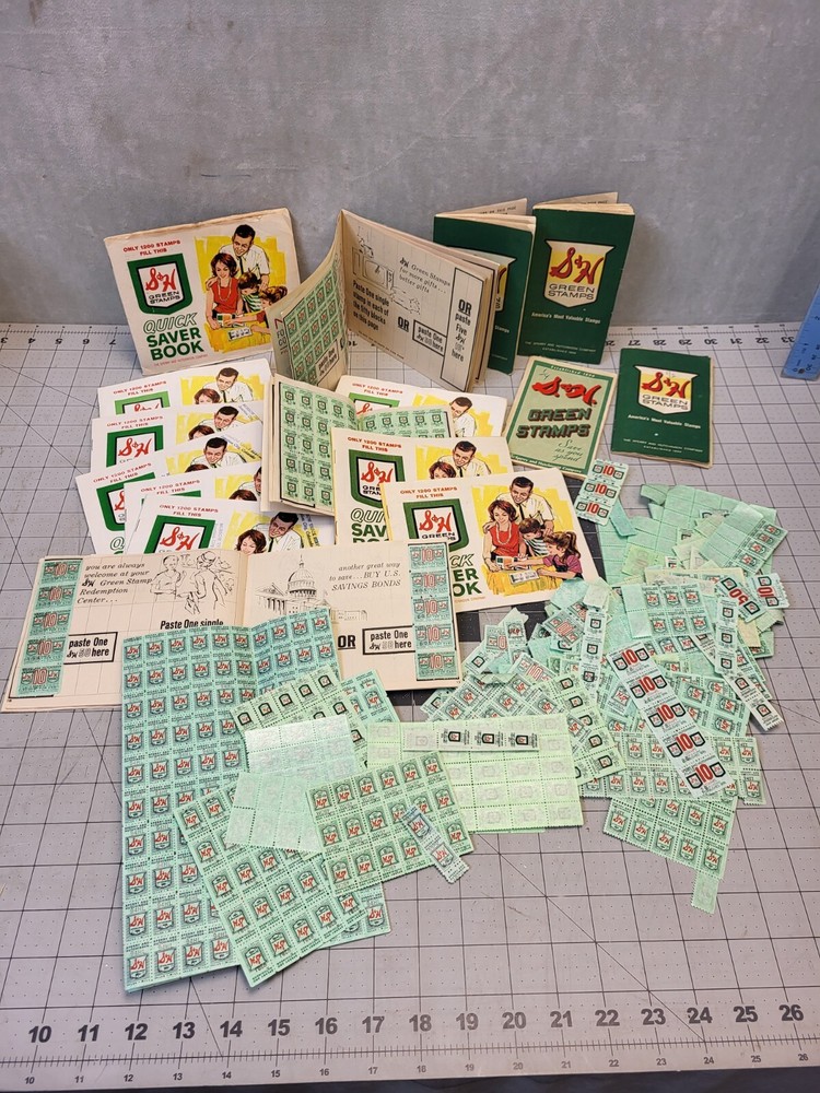 Historical S & H Green Stamps- Large Collection