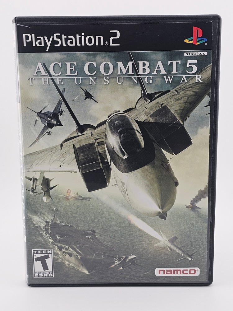 Sony Playstation 2 PS2 Ace Combat 5 The Unsung War CIB Cleaned & Tested