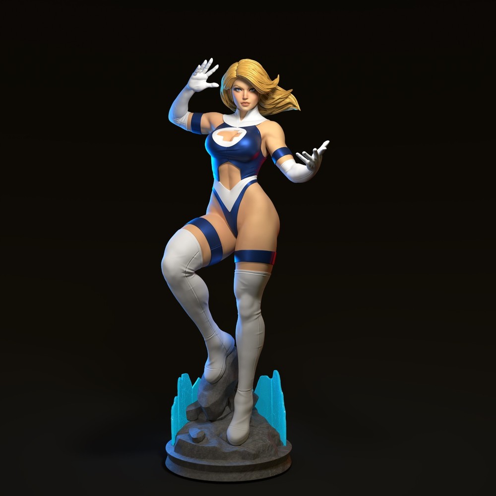 Sue Storm 1/6 Scale Figure | 12K Ultra Detail Resin Print | Hand-Painted