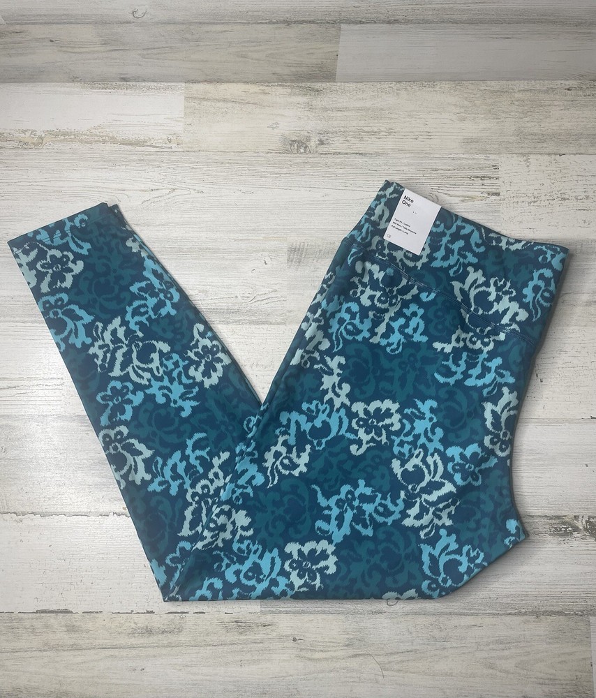 Nike One Womens Training Performance Tight Fit Mid Rise Full Length Pant Sz: XXL