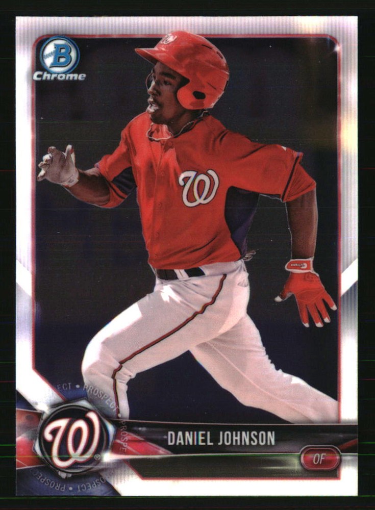 Daniel Johnson 2018 Bowman Chrome Prospects #BCP3 BASEBALL Card