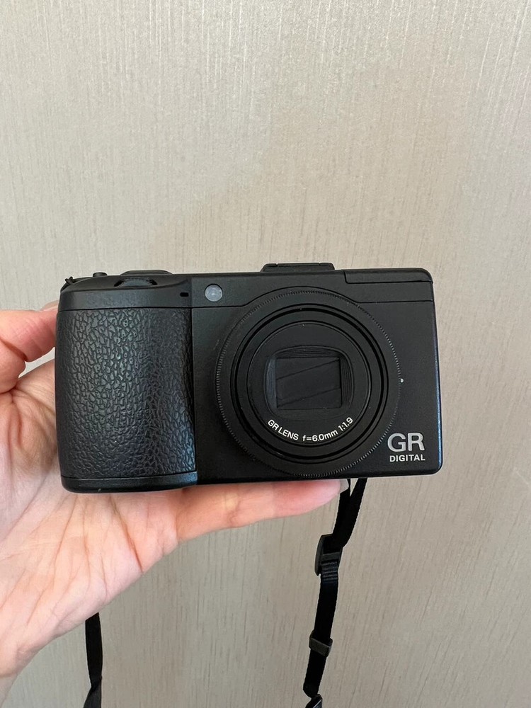 RICOH Digital Compact Camera GR 3 GRD Ⅲ 10.0 MP 4x Zoom Black Used - 90%New