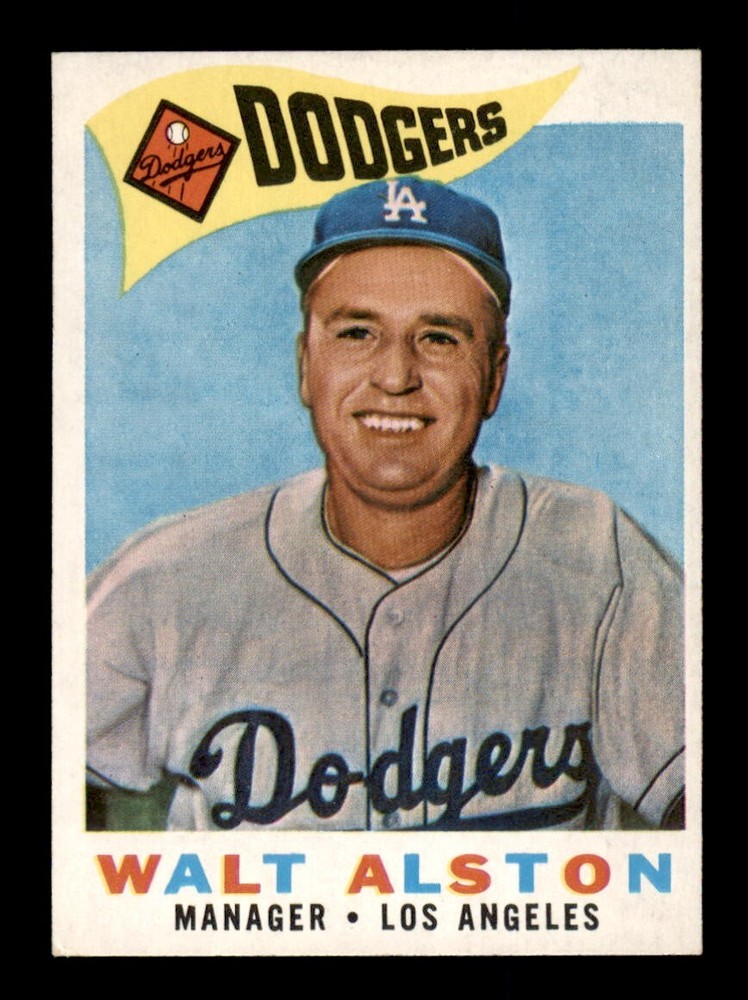 1960 Topps #212 Walter Alston VG+ Baseball Card QQQ-11437