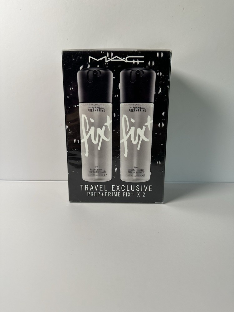 MAC Cosmetics Fix+ Prep + Prime Spray New In Box Free Shipping x2