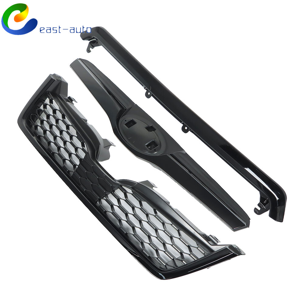 Plastic For Subaru Forester 2014-2018 Upper Grille Honeycomb Grill Assembly Blk