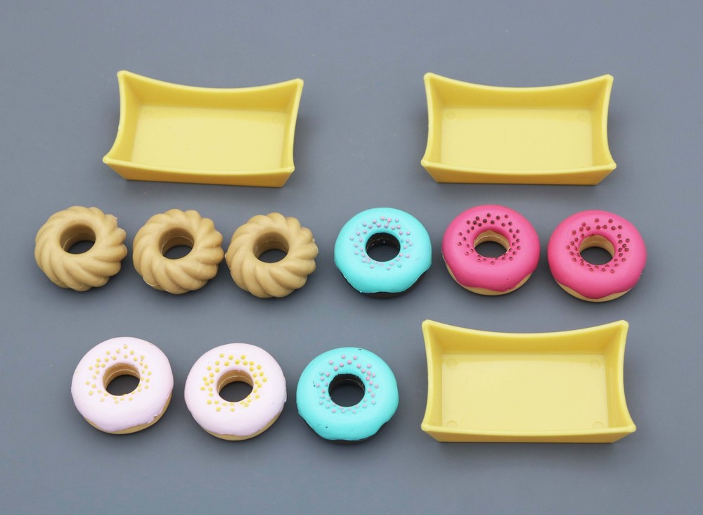 9pc donut set with tray for 18-inch dolls like American Girl