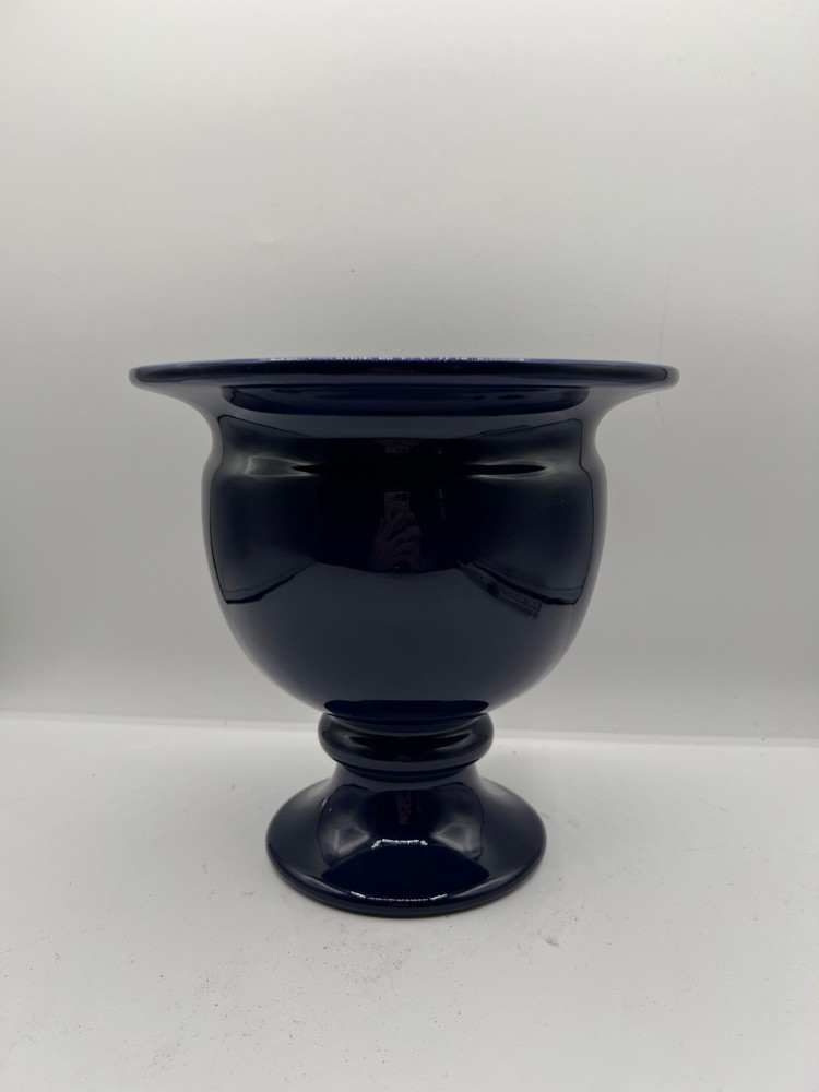 Haegar Cobalt Blue Glass Vase planter