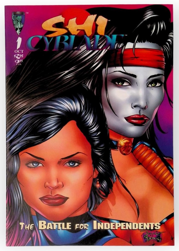 Shi vs Cyblade Battle for Independents 1 William Tuccu 1995 Crusade Comics