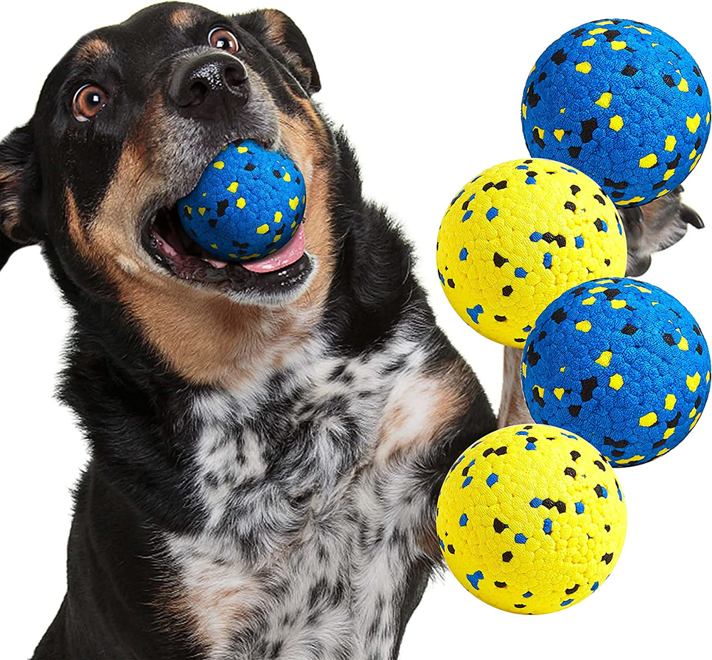 Dog Balls Tennis Ball Toys Dog Toys for Aggressive Chewers Durable Teething Chew