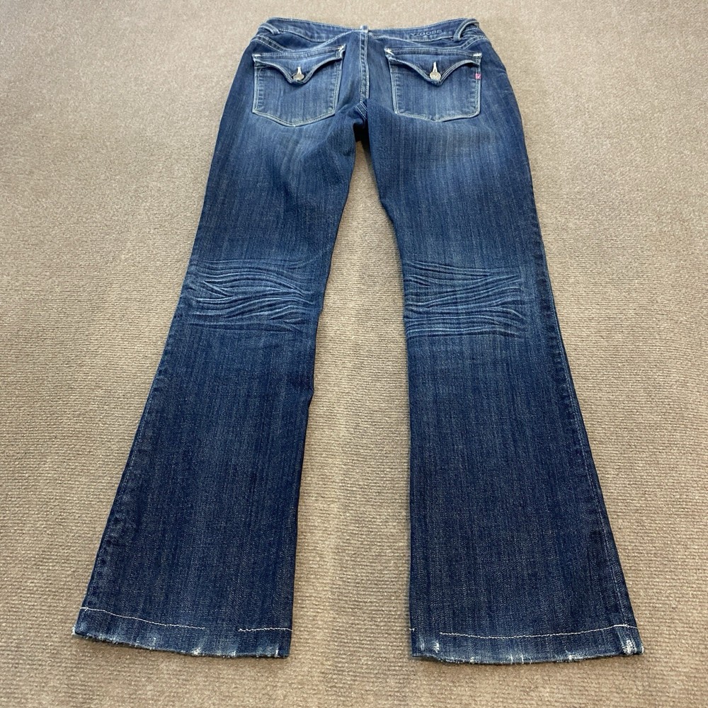 Vigoss New York Bootcut Jeans for Women 30x30 Blue Denim with Flap Pockets