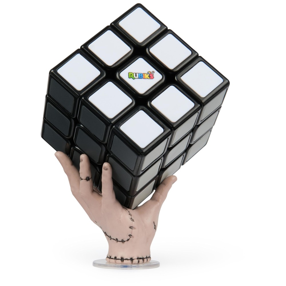 Rubik’s Cube Wednesday Cube Greyscale Wednesday Collectible & Desk Décor Prob...