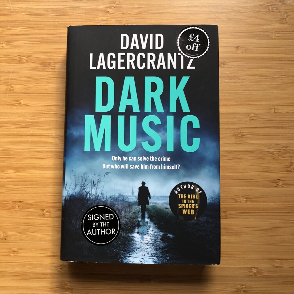 Dark Music | Signed by David Lagercrantz | First Edition (UK) | 2022