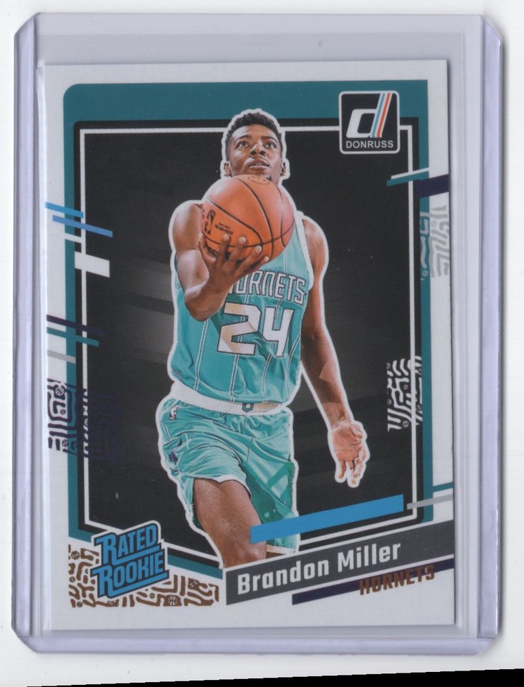 2023-24 Donruss Brandon Miller Rookie Charlotte Hornets #226