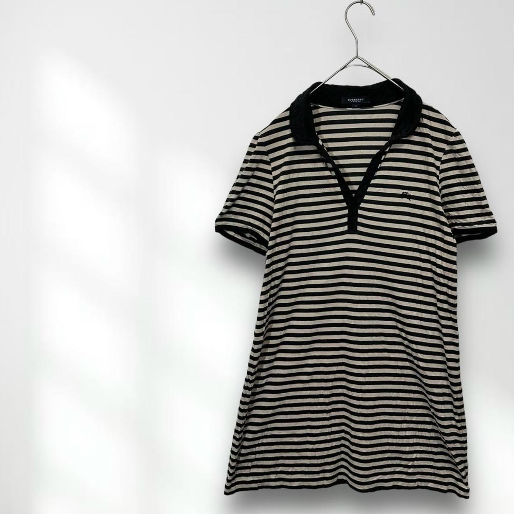 Burberry Polo shirt Striped Men's Fashion from Japan