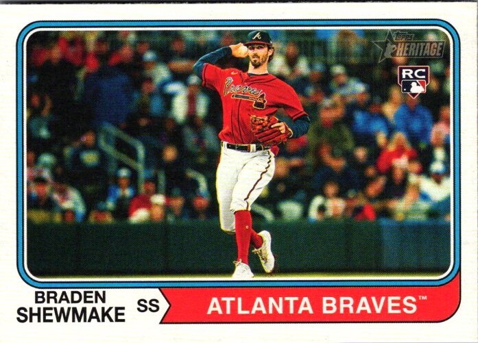 2023 Topps Heritage High Number Braden Shewmake #630