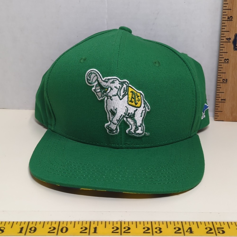 Oakland A's Hat Athletics Green Stadium Giveaway Eva Air Baseball Adjustable Cap