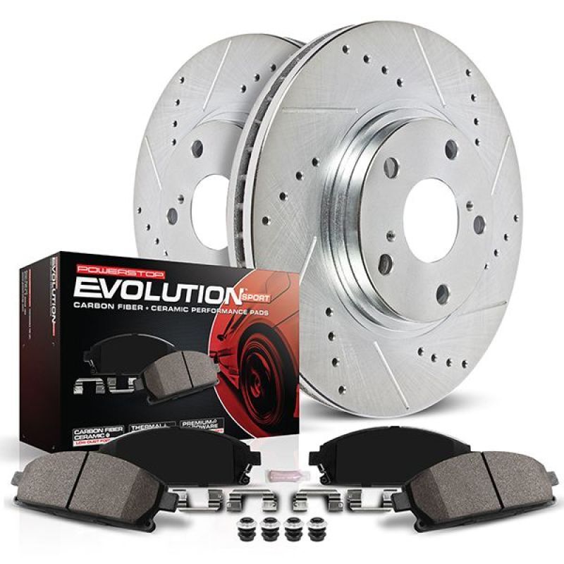 Power Stop Fits 20-22 Lincoln Aviator Rear Z23 Evolution Brake Kit