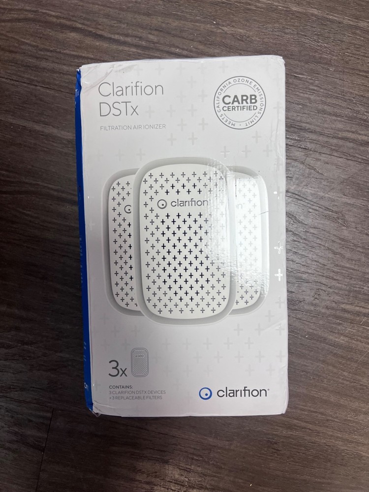 3-PACK CLARIFION DSTX FILTRATION AIR IONIZERS