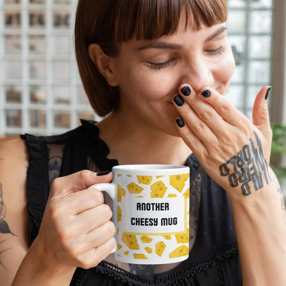 Funny Cheesy Pun Mug - Perfect Gift for Humor Lovers