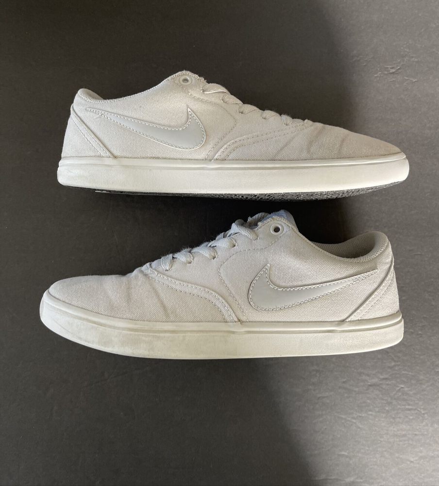 Nike SB Check Solar Grey Casual Shoes  - Women Size 8.5-Read