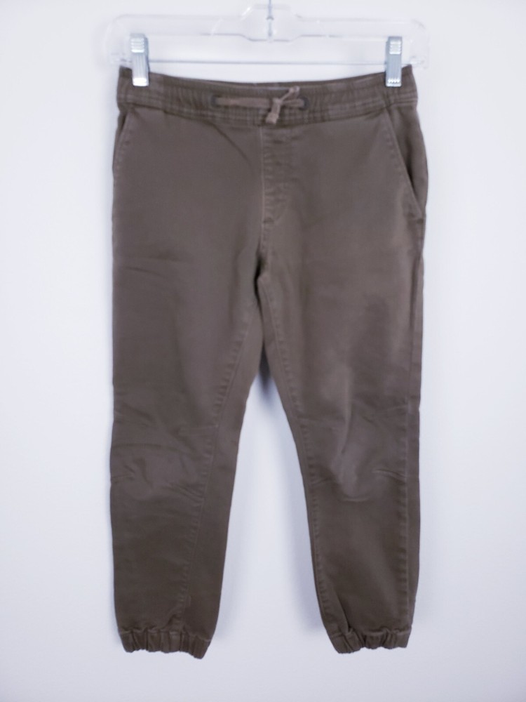 DL 1961 Pants 10 Brown Jogger Jackson Pull On Boys CLEARANCE SALE-image