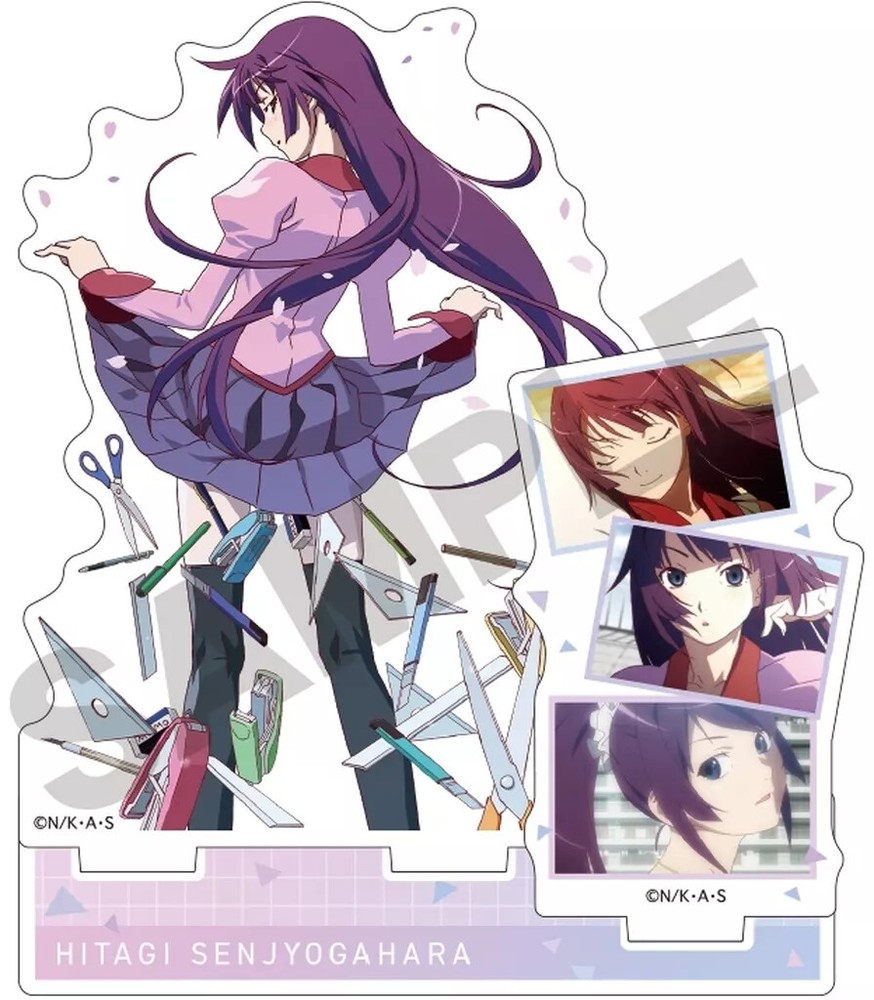 Acrylic Stand Panel Hitagi Senjougahara Scene Shot Monogatari Series