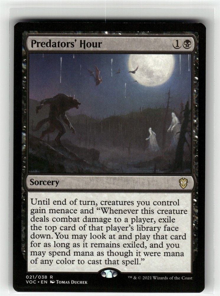 PREDATORS' HOUR Crimson Vow Commander #21 VOC(NM+)(MTG)