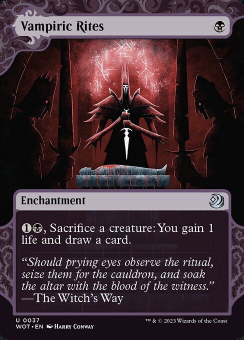 Vampiric Rites Enchanting Tales Wilds of Eldraine Card