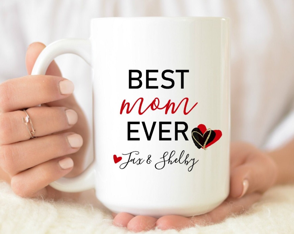 Christmas Best Mom Ever Coffee Mug Personalized Mug Christmas Gift For Mom