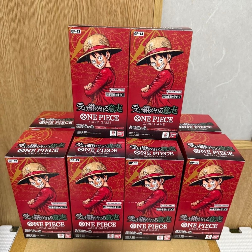 ONE PIECEカードゲーム ブースターパック 受け継がれる意志 10ボックス　全てテープ付き　未開封